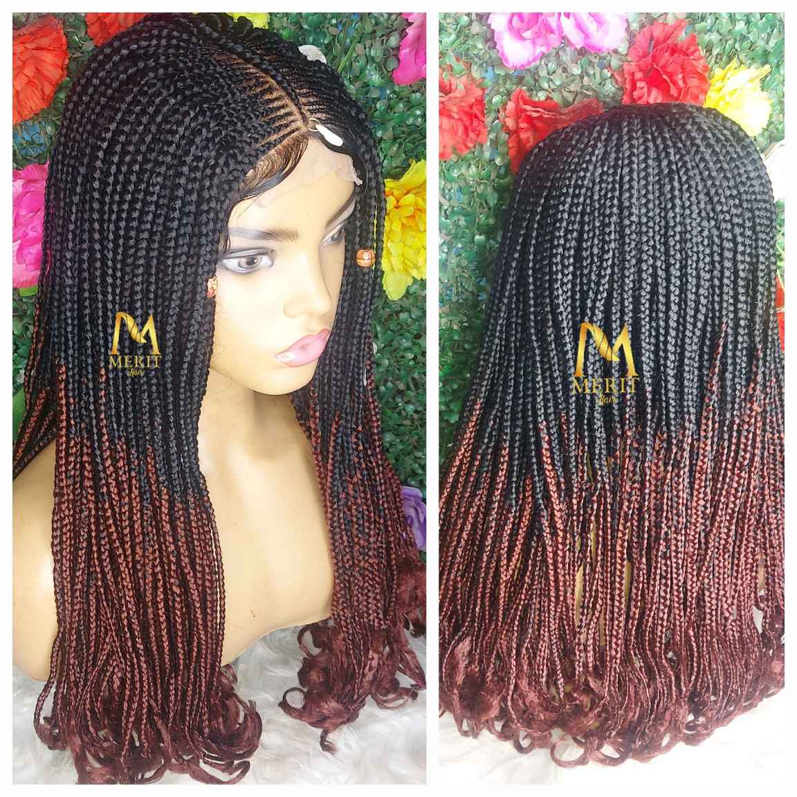 Buy tribal cornrow with curls wig