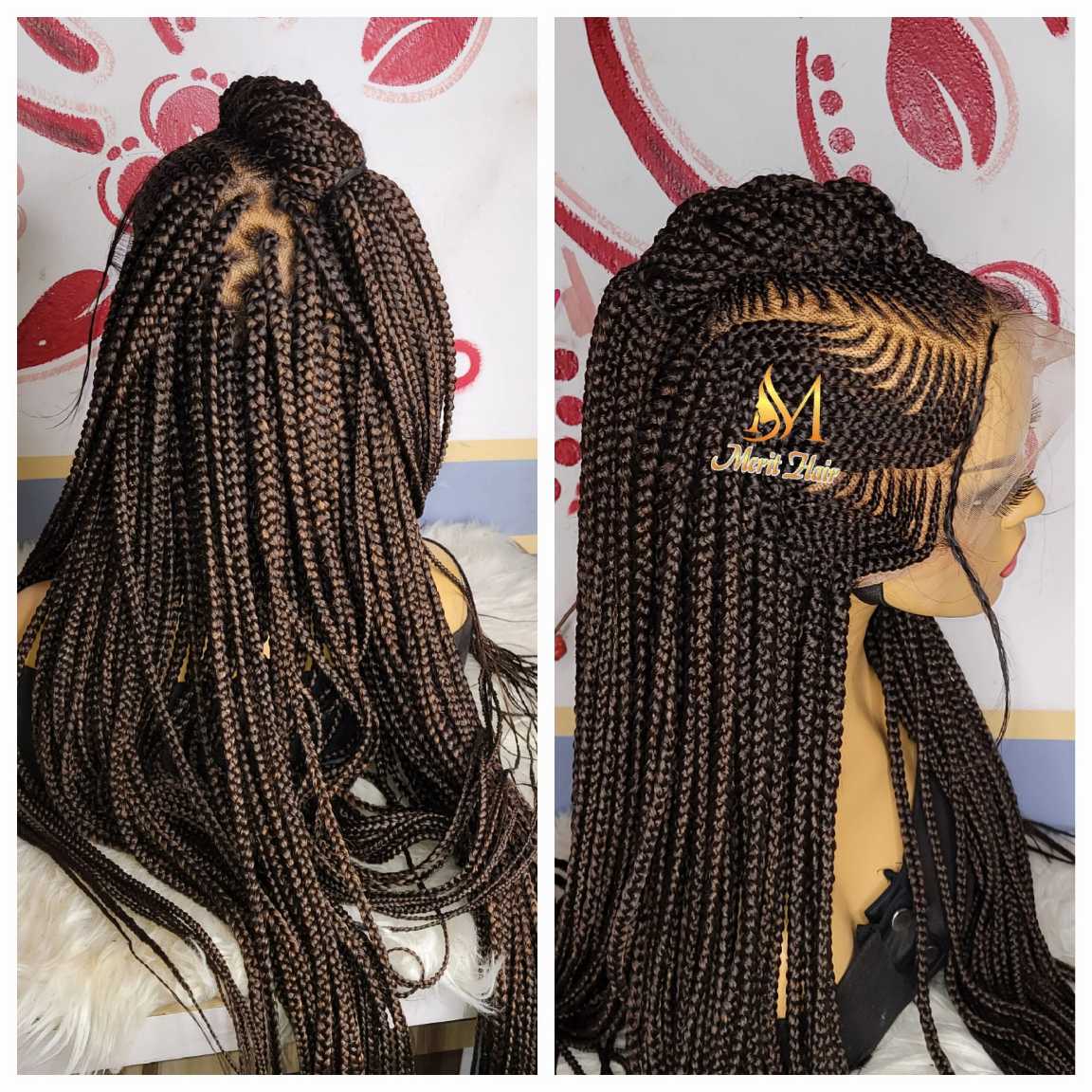 Buy full lace cornrow wig