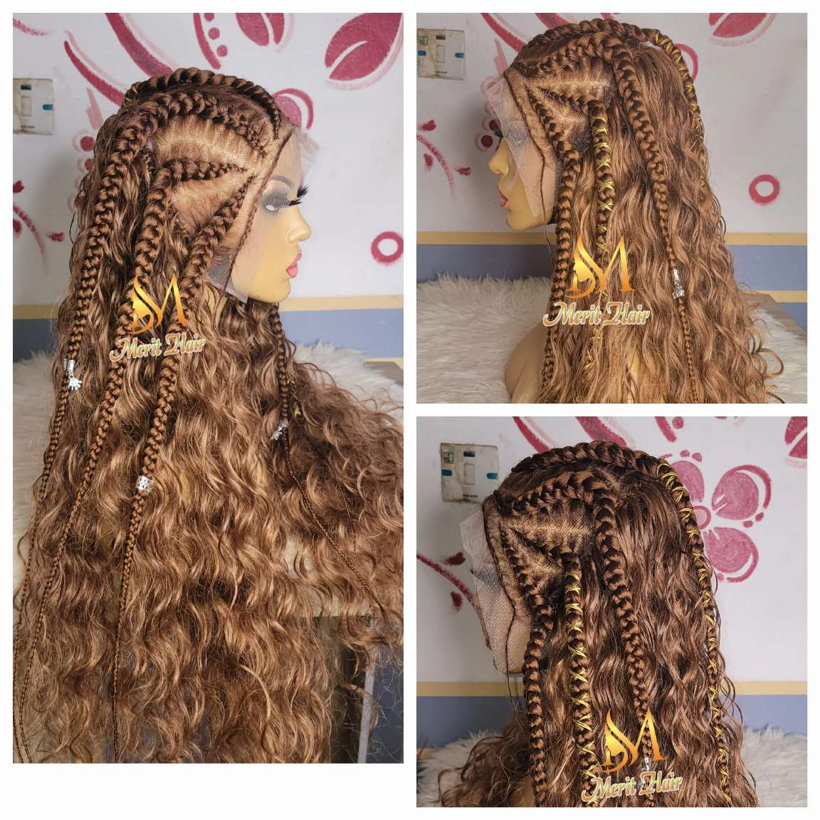 Best loose wave with cornrow wig