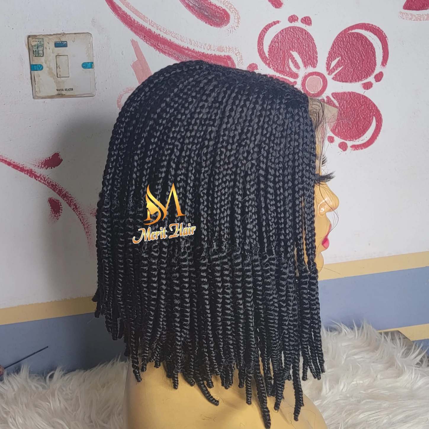 Shop box braided wig 4*4 lace
